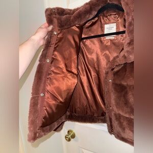 Abercrombie & Fitch mini puffer, size medium.